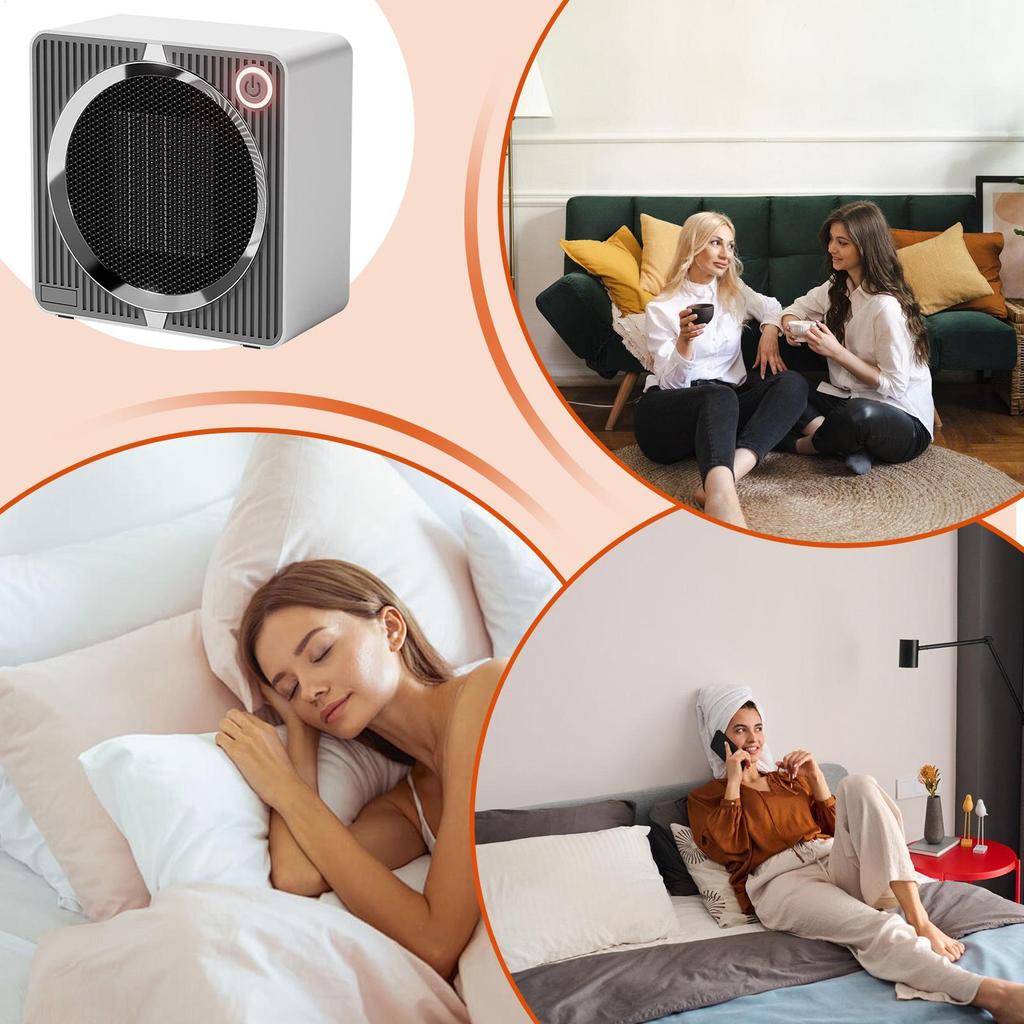 Heater For Office Fast Heating Device With Tip-Over Protection Mini Heater For Office Desk For Winter Cold Weather Indoor