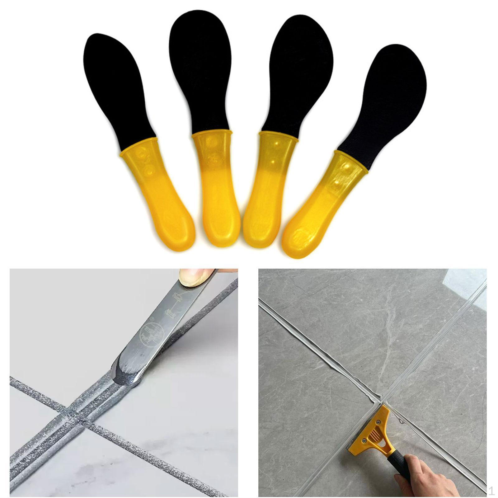

4Pcs Ceramic Tile Caulking Tools Caulk Smoothing Tool Sturdy Sealant Spatulas Spreader