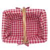 Picnic Basket Detachable Lining Vintage Spacious Capacity Hand Woven Basket for Camping Vegetable Picking