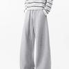 Mens Heavyweight Cut Sweatpants Cleanfit Vintage Loose Athletic Trousers