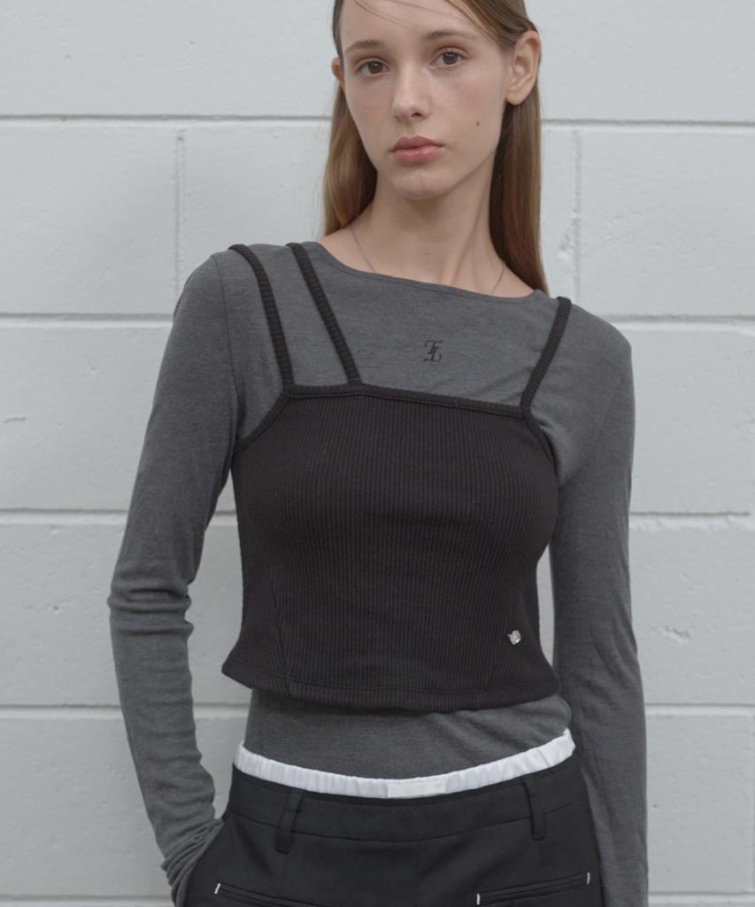 TMAKER Bustier & Long Sleeve Set Gr