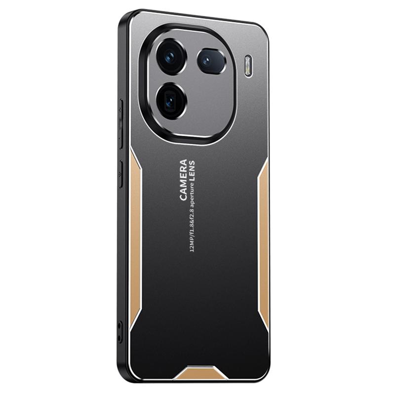 For Vivo iQOO 12 Pro 5G Metal Case Aluminum Alloy+PC+TPU Phone Cover Shockproof Defender
