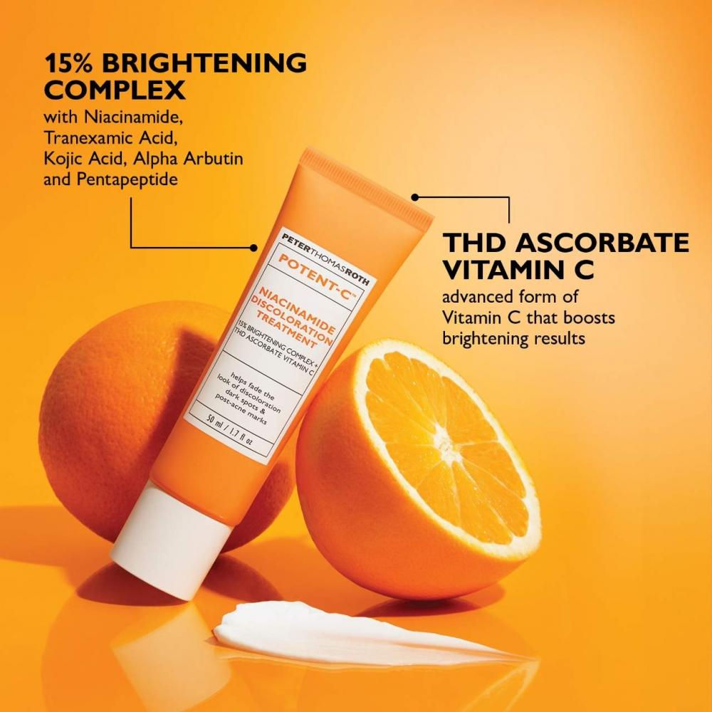 Peter Thomas Roth Potent C  niaCinamide disColoration Treatment 1.7 Oz   50 Ml