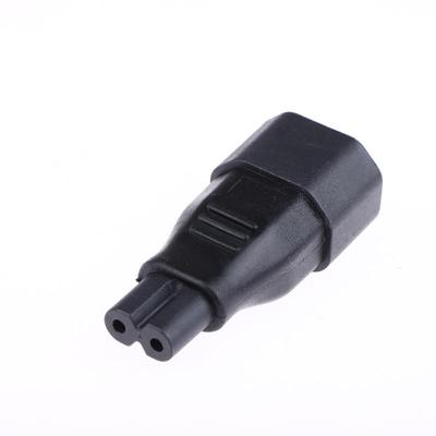C14 To C7 IEC320 Power Adapter  Converter 3 To 2 Pin Plug Socket Durable for Projector Printer Use