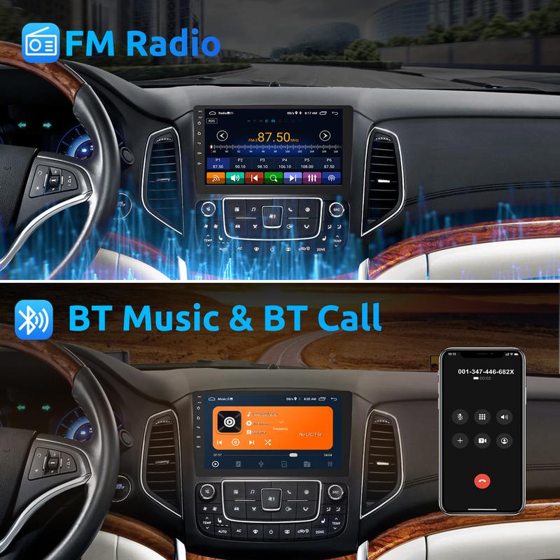 ESSGOO 9" Carplay Android Auto Car Radio AM 522~1629 kHz 2Din Android 4G 64G Universal Multimedia Player Autoradio Stereo GPS