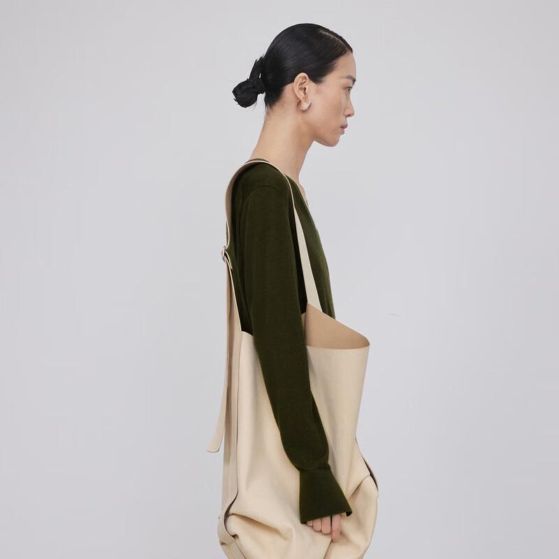 LESS V-Neck Cashmere Blend Pullover Sweater