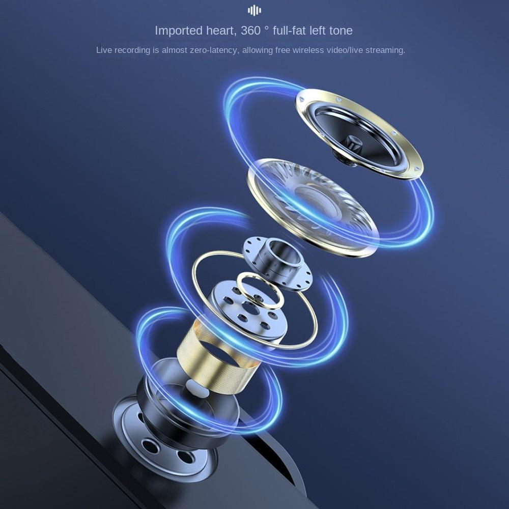 Audio Receiver Multi-function Clip Microphones Type-C Wireless Noise Canceling Mic  Laptop