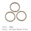 Alloy Split Key Ring Size 25-30mm Keychain Making Findings Accessories For Jewelry DIY Charm Bracelet Beads
