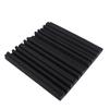 6Pcs Irregular Recording Studio Soundproof Foam Sound Insulation Absorption Deadening MaterialBlack