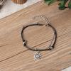 Vintage Bohemian Leather Women Summer Beach Sun Pendant Anklets Foot Chain Beads Charm