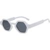 Chic Small Frame Men's Retro Polygon Sunglasses – European & American Sun-Protection Shades