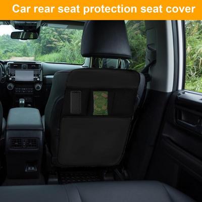 Car Back Seat Cover 2X Rear Seat Covers For Cars With Storage Bag Multifunctional Auto Rear Seat Organizer For Car Minivan Truck