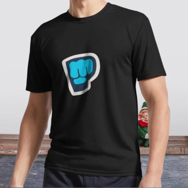 New Shirt Pewdiepie Active Logo T-Shirt Funny Size S to 5XL XL