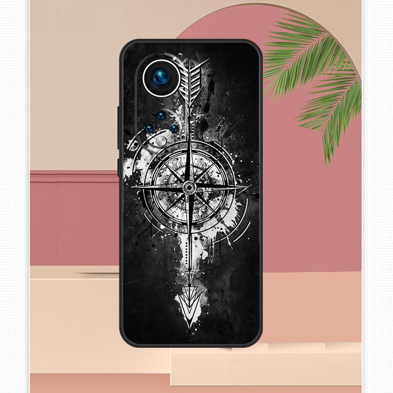 World Map Compass Nautical Case For Honor Magic 5 6 7 8 Pro Honor X9c X9b X9a X8b X8a X8c 50 70 90 400 200 Lite Cover
