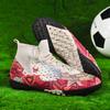 20252025 High-top Football Shoes Male Adult Adolescent Student Children Outdoor Lawn Game Sports Shoes