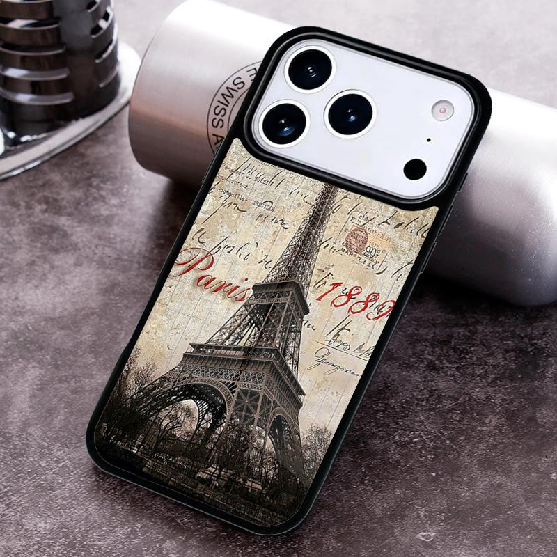 Coque de téléphone Tour Eiffel Paris Pour iPhone 17 16 15 14 13 12 11 Pro Max Plus 17Air Coque Souple en Silicone