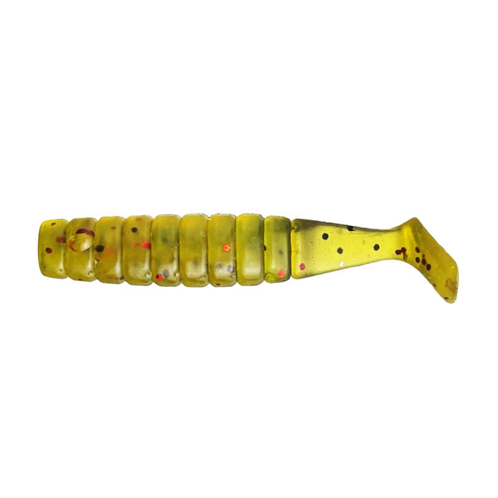 

Slider Crappie Panfish Grub, 18, 1.5in, Cotton Candy/Chartreuse, CSGF368 коричневый