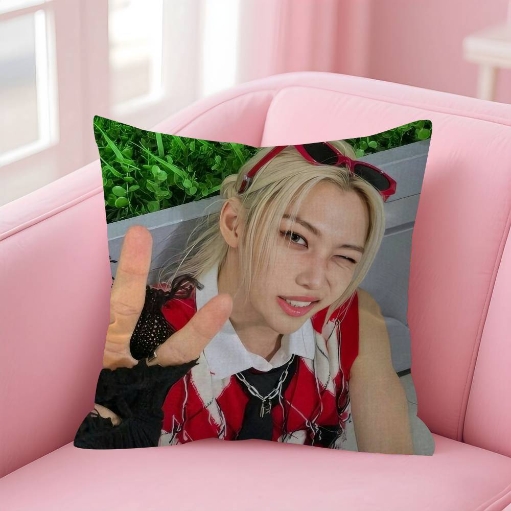 Decorative Room Aesthetics Pillow Case Home Decor Bedroom Sofa Bed Couch Pillow Cover 45X45 Idol Cool F-Felixs Singer
