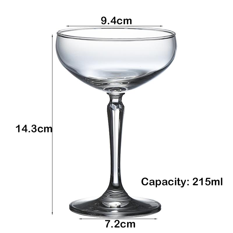 4 st Coupette Cocktailglasfat Champagneglas