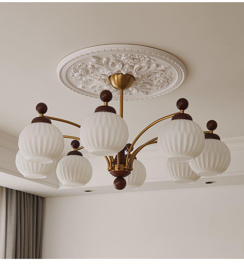 Vintage Chinese LED Pendant Light for Bedroom and Living Room