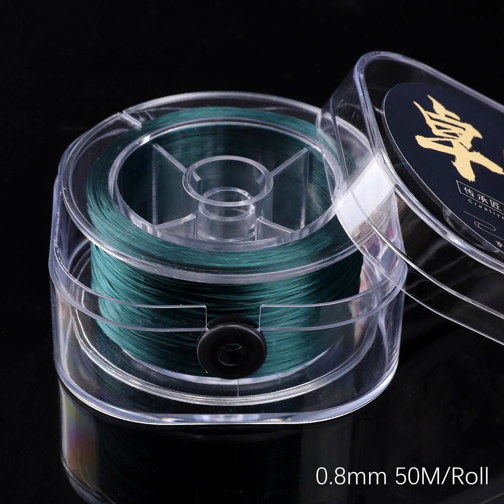 50-100Meter Elastic Line Thread Round Crystal Line Nylon Rubber Stretchy Cord For Jewelry Making Beading Bracelet