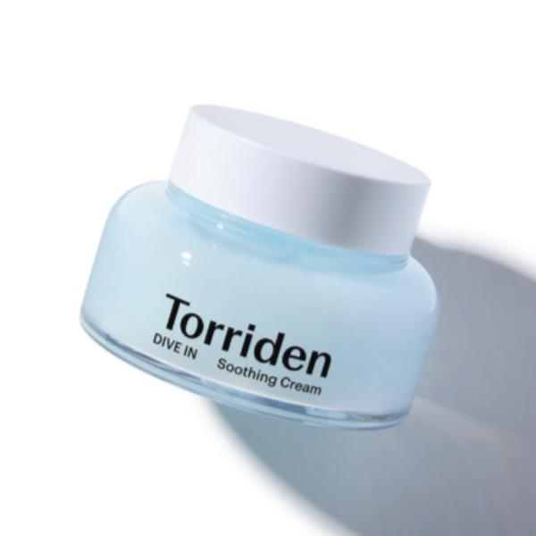 

Torriden Dive-In Low Molecular Hyaluronic Acid Soothing Cream Korean Moisturizing Face Cream for Sensitive & Dry Skin 100ml Jar