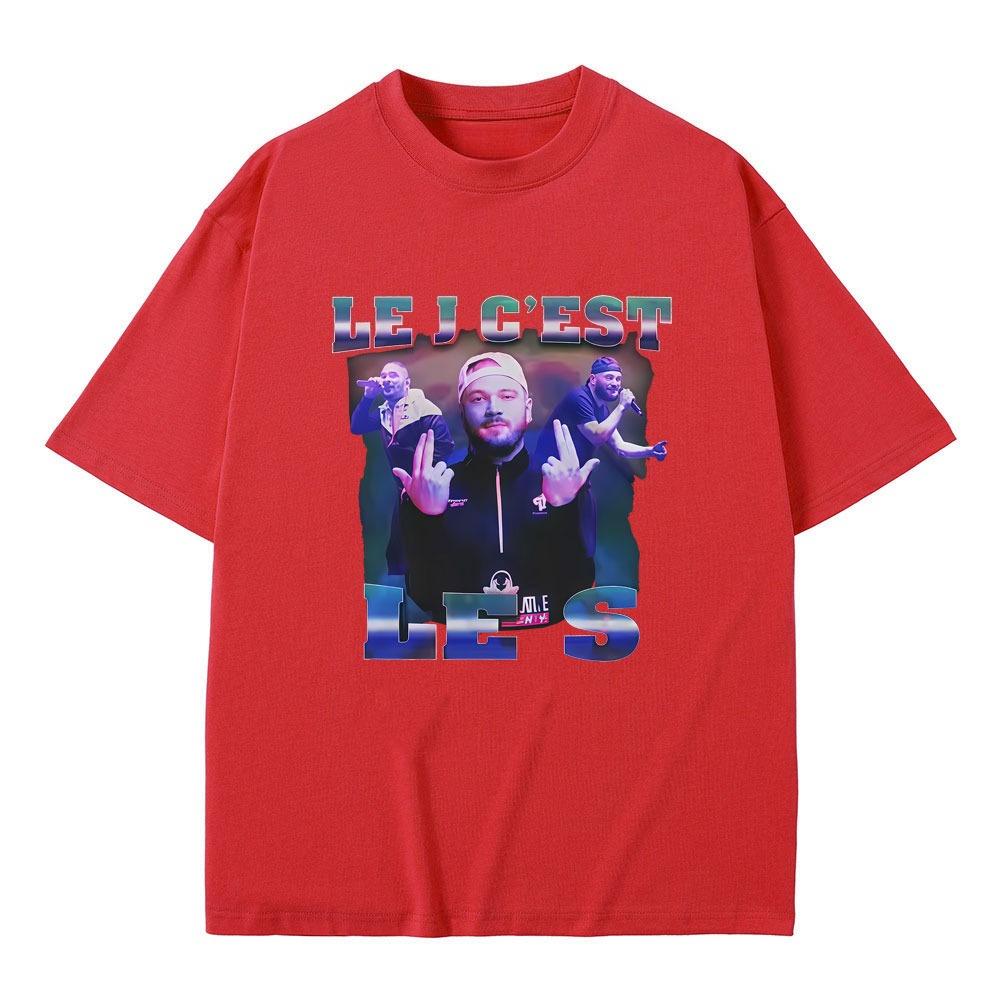 French Rapper JUL Graphic Tshirt Unisex Women Hip Hop Fashion Tshirts Male Casual Oversized Short Sleeve T Shirts Tops Streetwear
