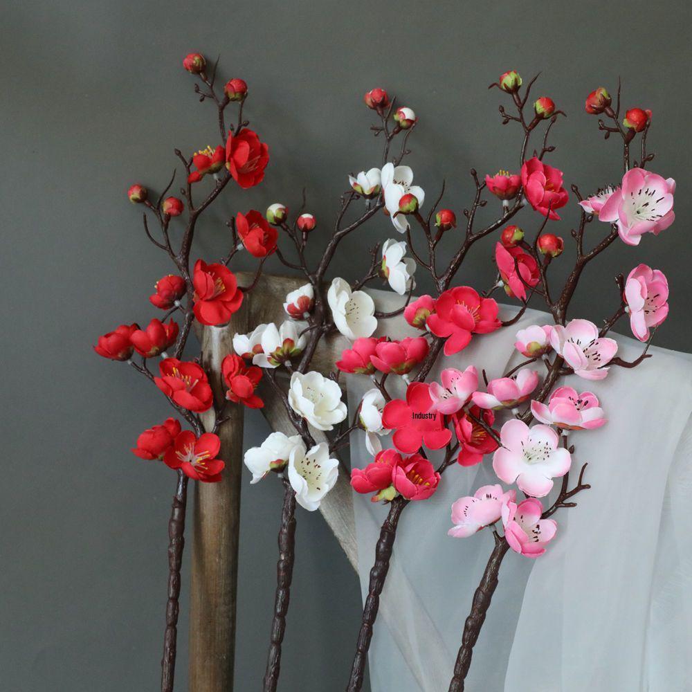 Artificial Plum Blossom Tree Branch Ornament - Ancient Style Indoor Decor and Dance Prop
