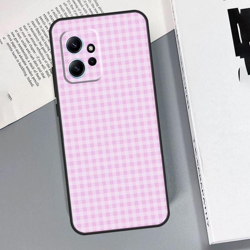 Pastel Gingham Case For Xiaomi Redmi Note 12 11 10 8 9 Pro Note 12S 11S 10S 9S Redmi 12 9C 10C 12C Coque