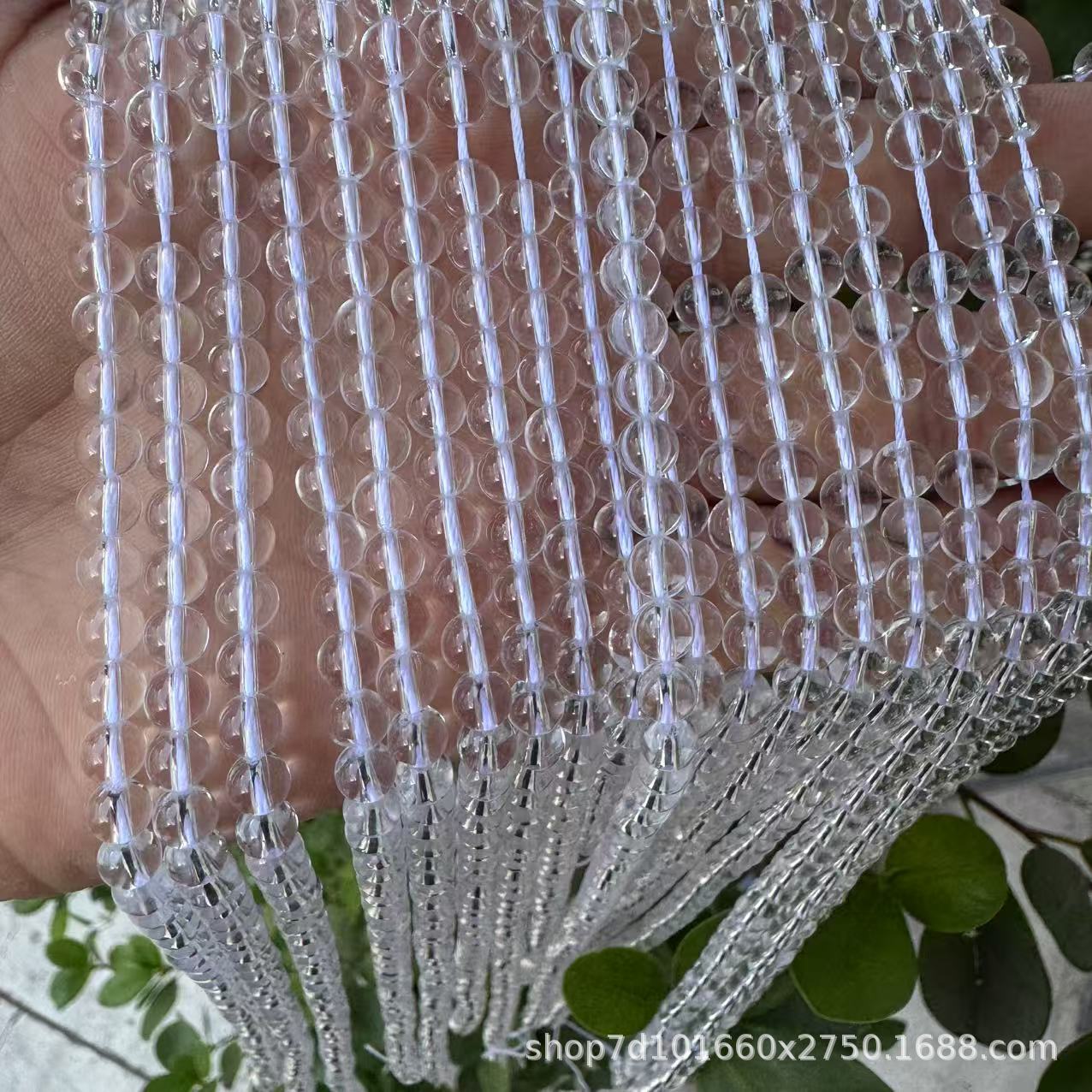 

Natural Clear Quartz Round Beads for DIY Jewelry Accessories 6mm, ~60 beads