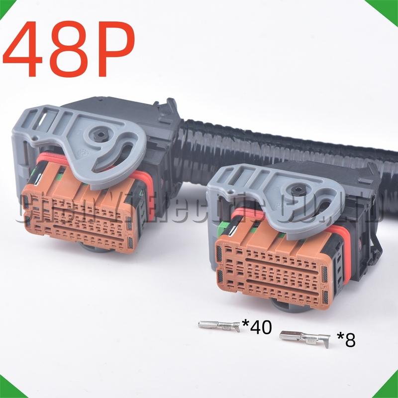 32/48 Pin Automobile Engine Computer Board Plug ECU Connector For Focus Mondeo Peugeot 5009934111 5009935112 301 307 308 408