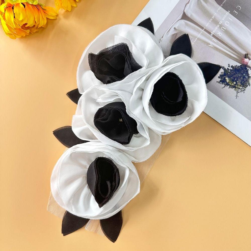 Chest Flower Clothing Patch Artificial Clothes Appliques DIY Large Flower Patch  Sewing