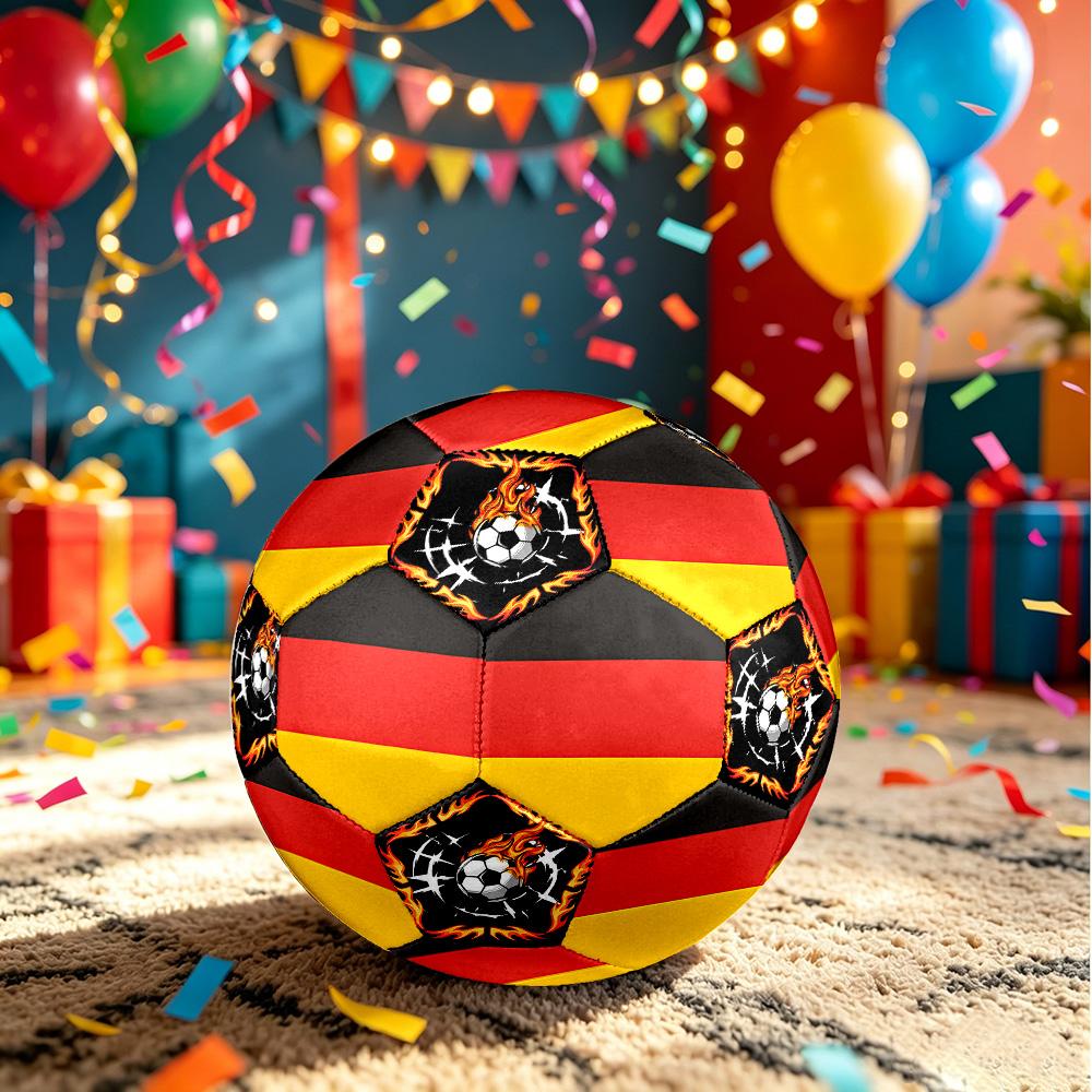 1pc Germany Sports Theme Size 5 Soccer Ball Professional Match Training Football Indoor &Outdoor Sports Ball Lightweight Durable C6622