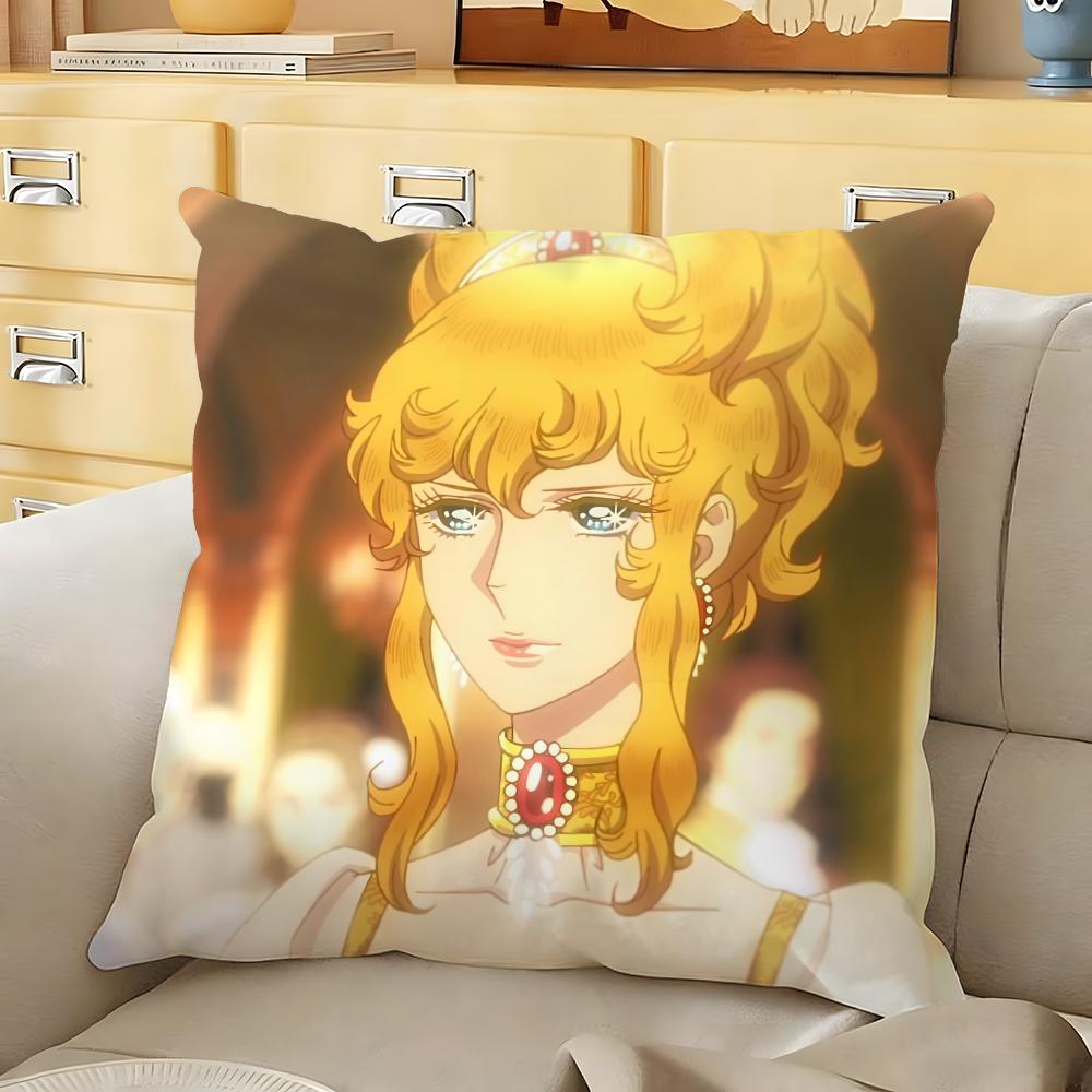 The RRose of Versailles Cushion Cover Soft Durable Reversible Pillow Cover Home Car MultiScene Daily Comfort Pillowcase