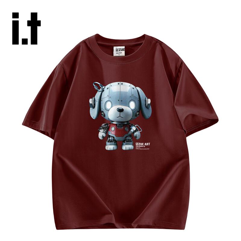 izzue Unisex Cartoon Print Cotton T-Shirt S