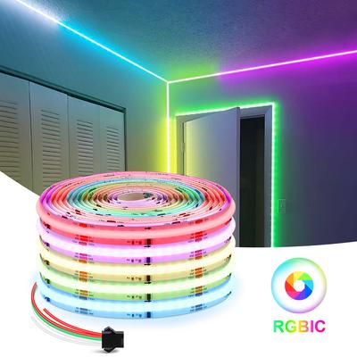 WS2811 Addressable RGBIC COB LED Light Strip DC12V WS2812B 576Leds/m High Density Flexible Dream Color 12mm FCOB COB Lights Tape