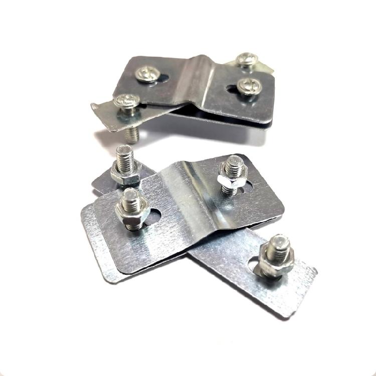 Universals Iron Brackets For Bike Basket Rusts Resistant Bicycles Basket Mounting Plate Quickly Tool Setups