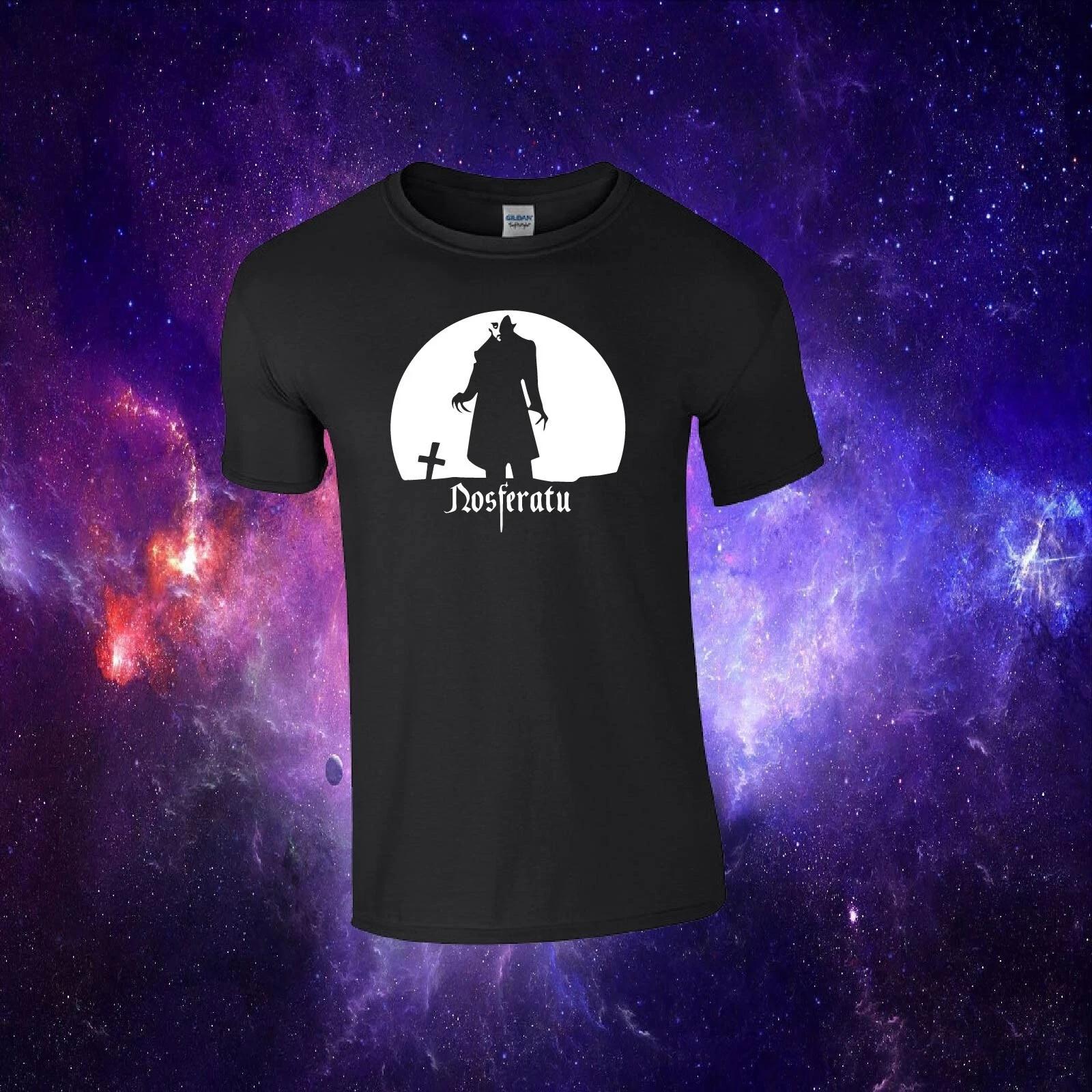 Nosferatu Count Orlok Inspired Horror Movie Vampire Gift Kids/Adults Top T-shirt L