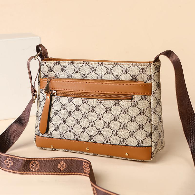 This Is A Versatile Autumn and Winter Women's Bag with A Large Capacity, Printed Loose Change and A Mobile Phone Bag for Women
