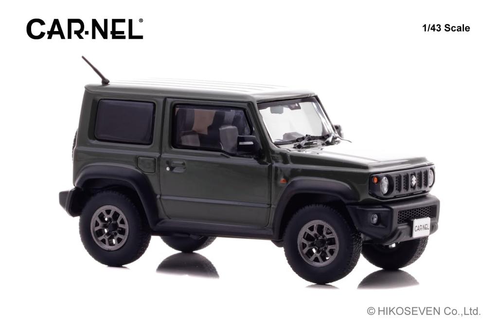 Hiko Seven CARNEL 1/43 Scale Suzuki Jimny Sierra JC (JB74W) 2018 Jungle Green Finished Product CN431818