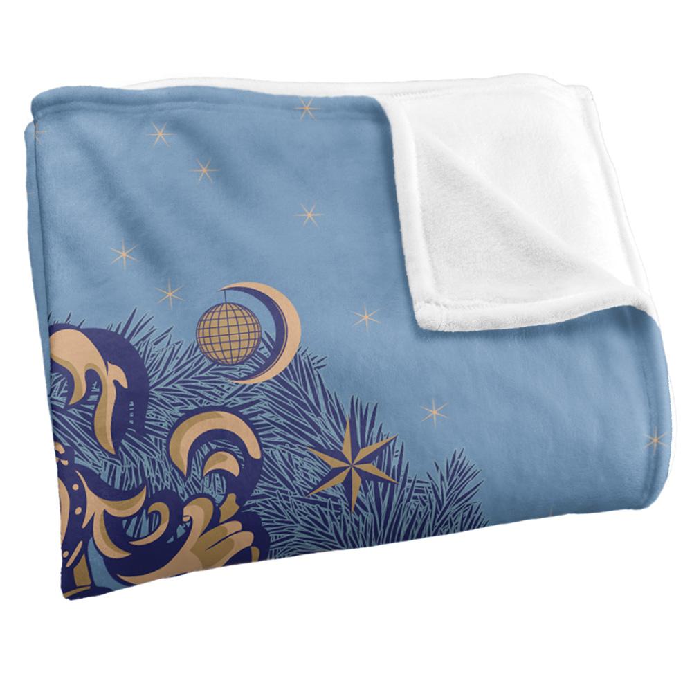 Harry Potter Happy Christmas Hogwarts Crest Blanket