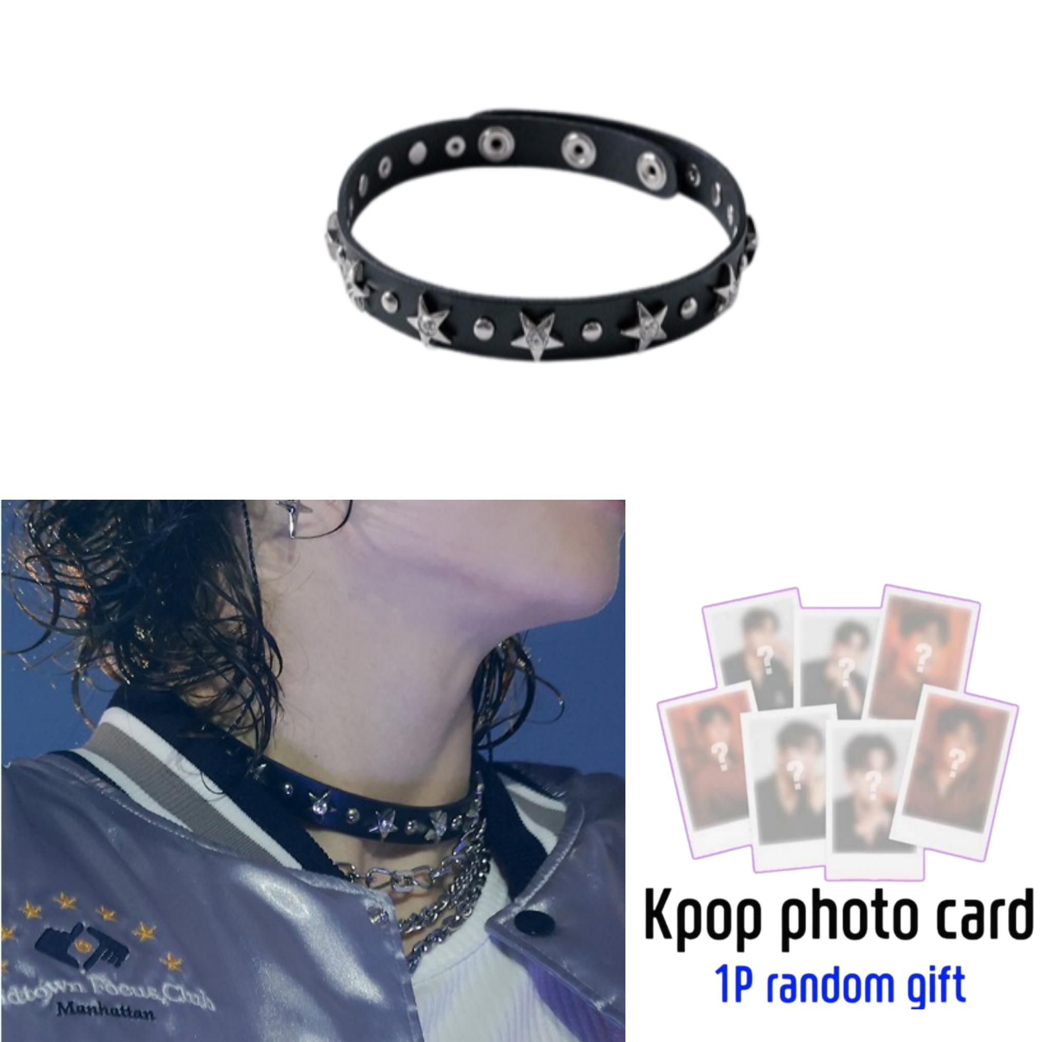 

[STRAYKIDS style] Кожаное колье-чокер со звездой