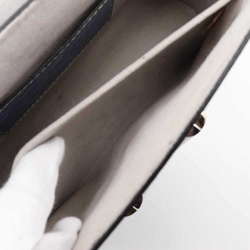 Louis Vuitton Twist MM Shoulder Bag M50271 Epi Denim Epi Leather Women Used