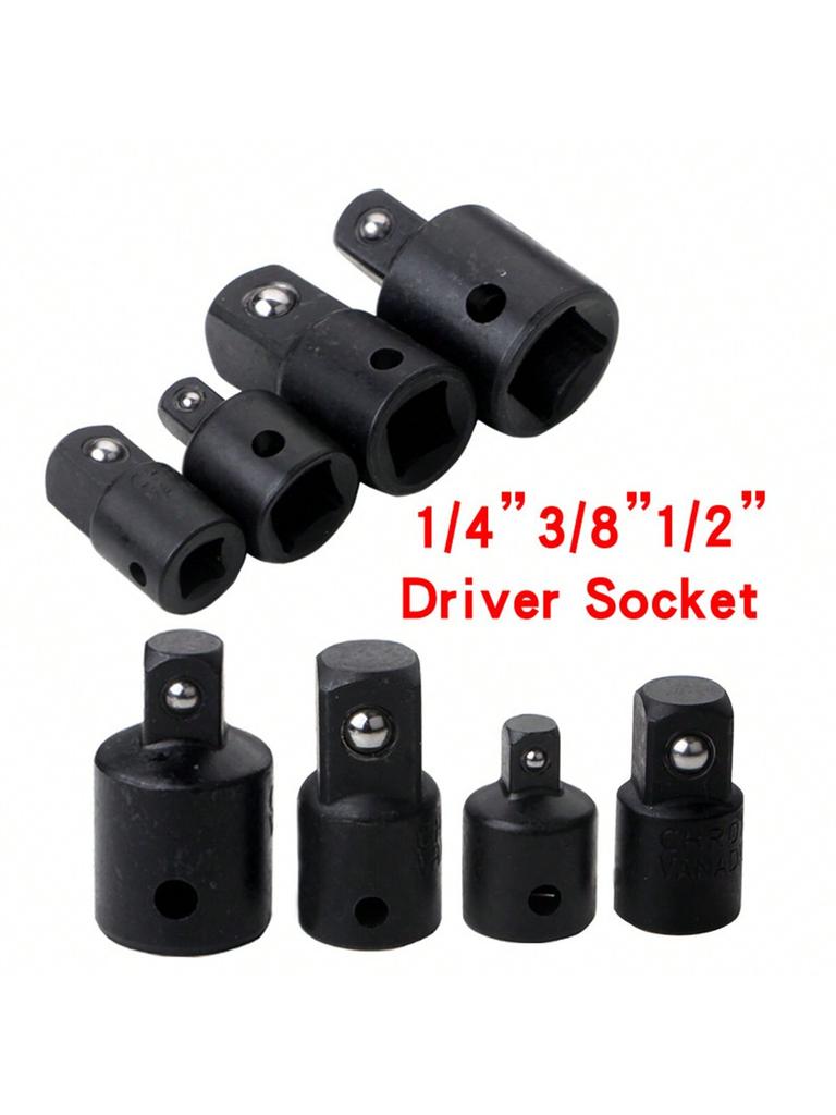 1pc Mpact Grade Socket Adapter Kit Electrophoresis Steel Ball Electric Drill Adapter + Reducing Sock