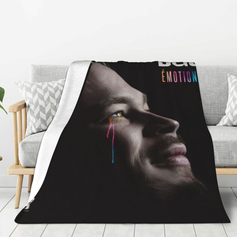 Custom 3D Printed Jul French Rapper Blankets Breathable Soft Flannel Summer Throw Blanket for Sofa Outdoor Bedding