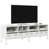 TV Stand White 135 x 39 x 43.5 cm Cold Rolled Steel