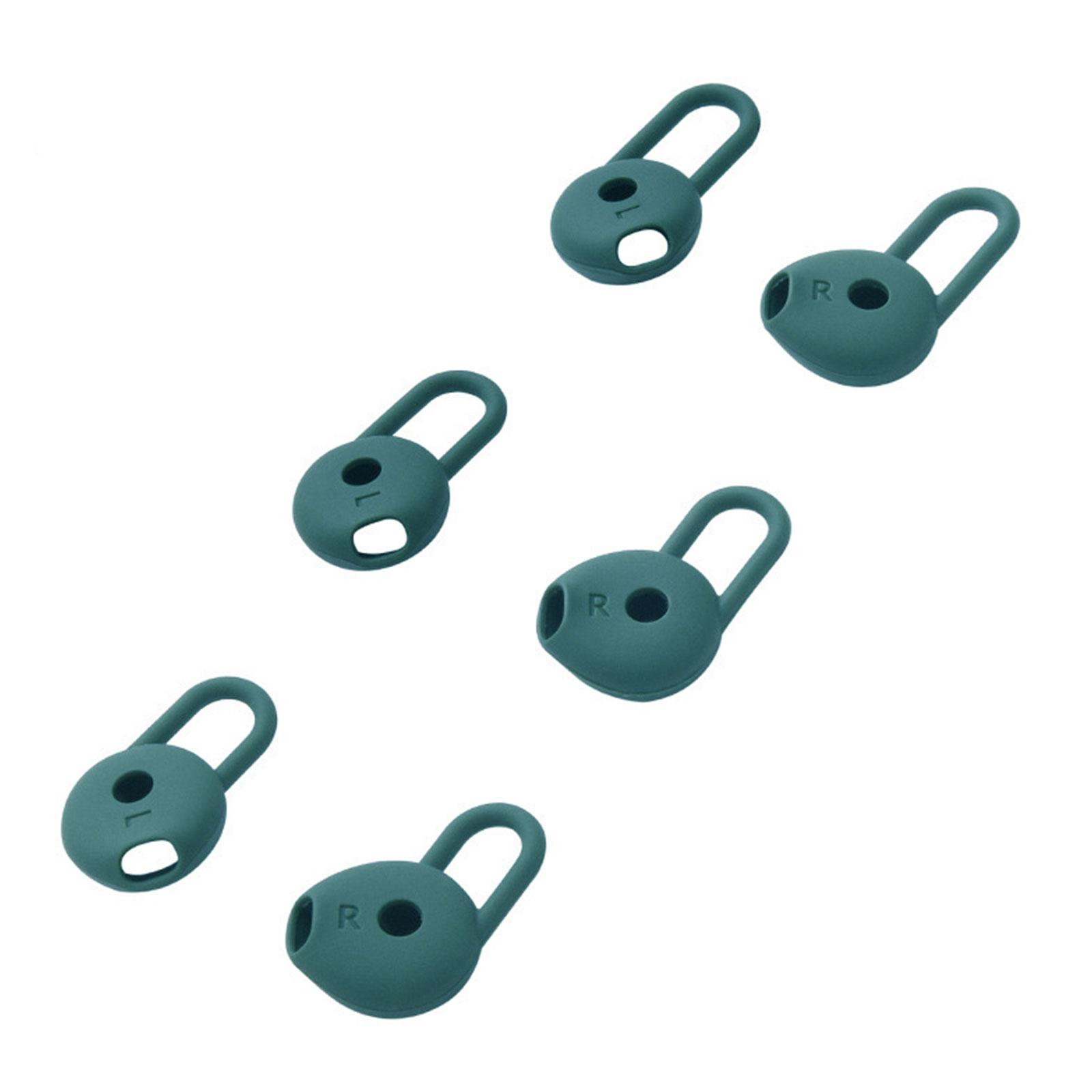 

Вкладыши для беспроводных наушников FreeLace Edition, мягкие силиконовые вкладыши, сменные запасные части зелёный