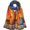 180x90cm Money Tree Printed Scarf Women's New Style Emulated Silk Thin Scarfs Fashion Versatile Headscarf Scarf Shawl