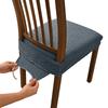Pack of 4 Dining Chair Seat Covers with Double Elastic Band for Secures Fit Striped Check Design Enhancing Home Decors