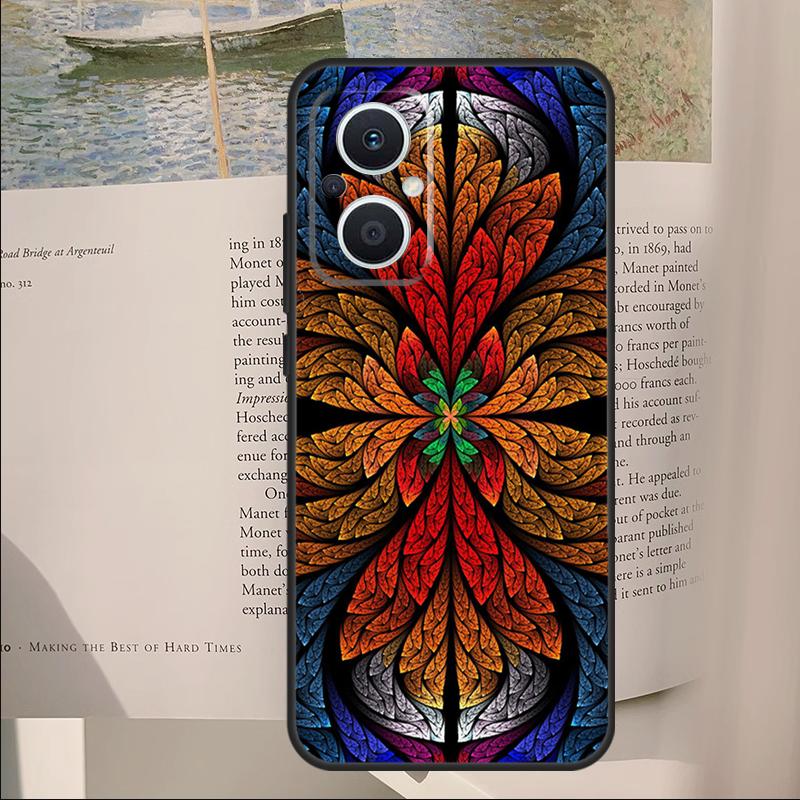 

Vintage Ornament Cover For OPPO Reno 12F 11F 13F 14F 10 11 12 13 14 Pro 8 Lite OPPO Find X9 X6 X5 X8 Pro Case OPPO Reno13